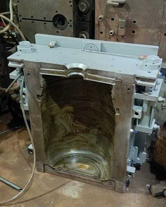 Open top die mould